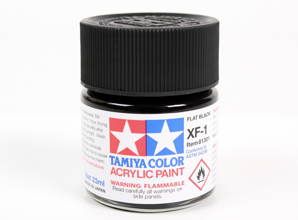 Tamiya 81301 Acryl XF-1 Flat Black 23ml – zdjęcie 3
