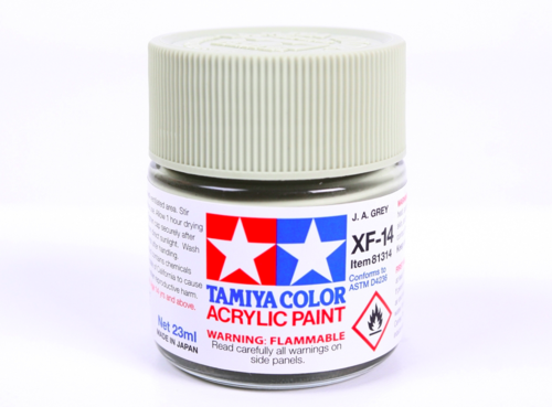 Tamiya 81314 Acryl XF-14 J.A. Grey 23ml – zdjęcie 2