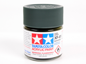 Tamiya 81361 Acryl XF-61 Vert foncé 23 ml – immagine 2