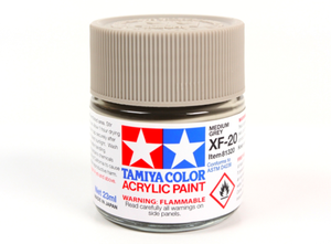Tamiya 81320 Acrylic XF-20 Medium Gray 23ml – image 2