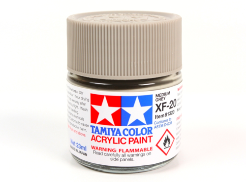 Tamiya 81320 Acrylic XF-20 Medium Gray 23ml – image 2