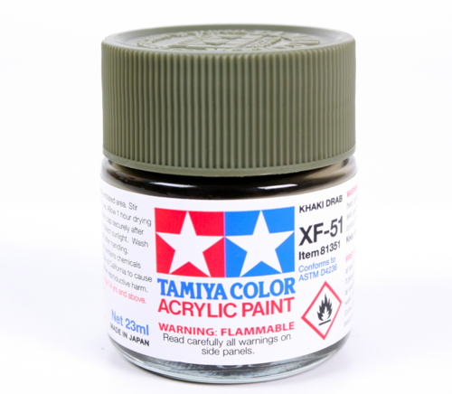 Tamiya 81351 Acrylique XF-51 Kaki Drab 23 ml – Bild 2