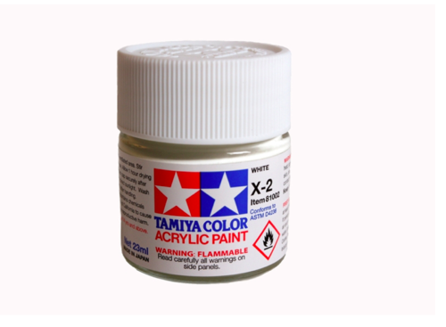 Tamiya 81002 Acryl X-2 Blanc 23 ml – image 2