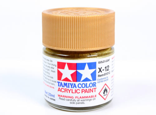 Tamiya 81012 Acryl X-12 Feuille d&amp;#39;or 23 ml – Bild 2
