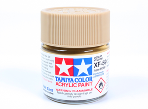 Tamiya 81359 Peinture acrylique XF-59 Jaune désert 23 ml – immagine 2
