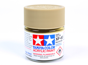Tamiya 81360 Acryl XF-60 Jaune foncé 23 ml  – immagine 2