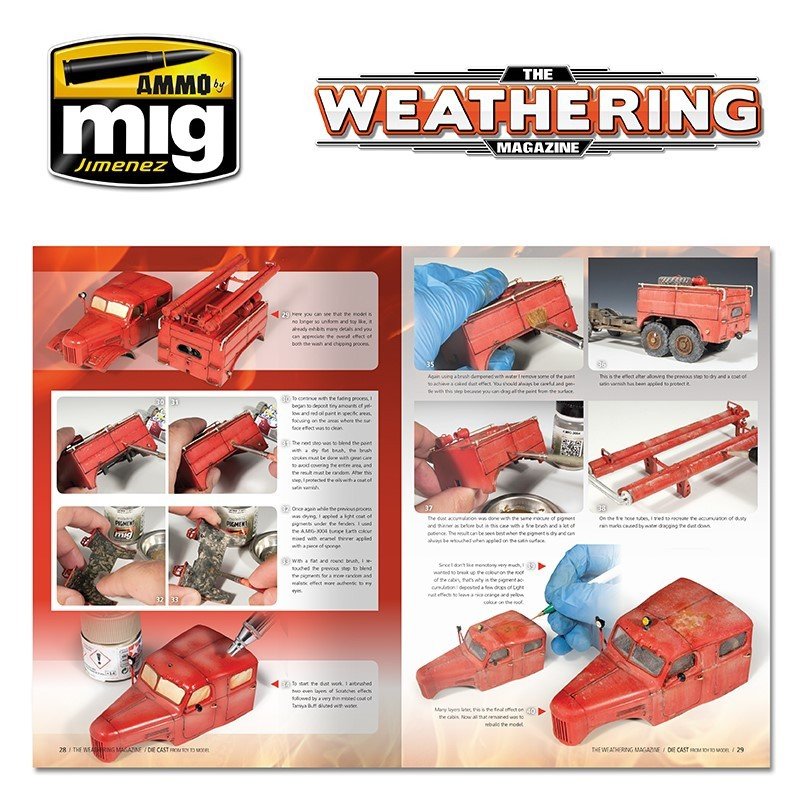 Le magazine Weathering 4522PL TWM NUMÉRO 23 DIE CAST (Du jouet au modèle réduit) - Version polonaise – image 3