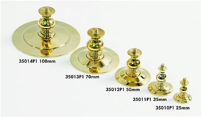 Pontos 35012P1 Socles en laiton massif poli, type 50, pour maquettes de bateaux