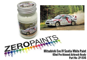 Peinture Zero Paints ZP-1516 Mitsubishi Evo IV Scotia White 60 ml