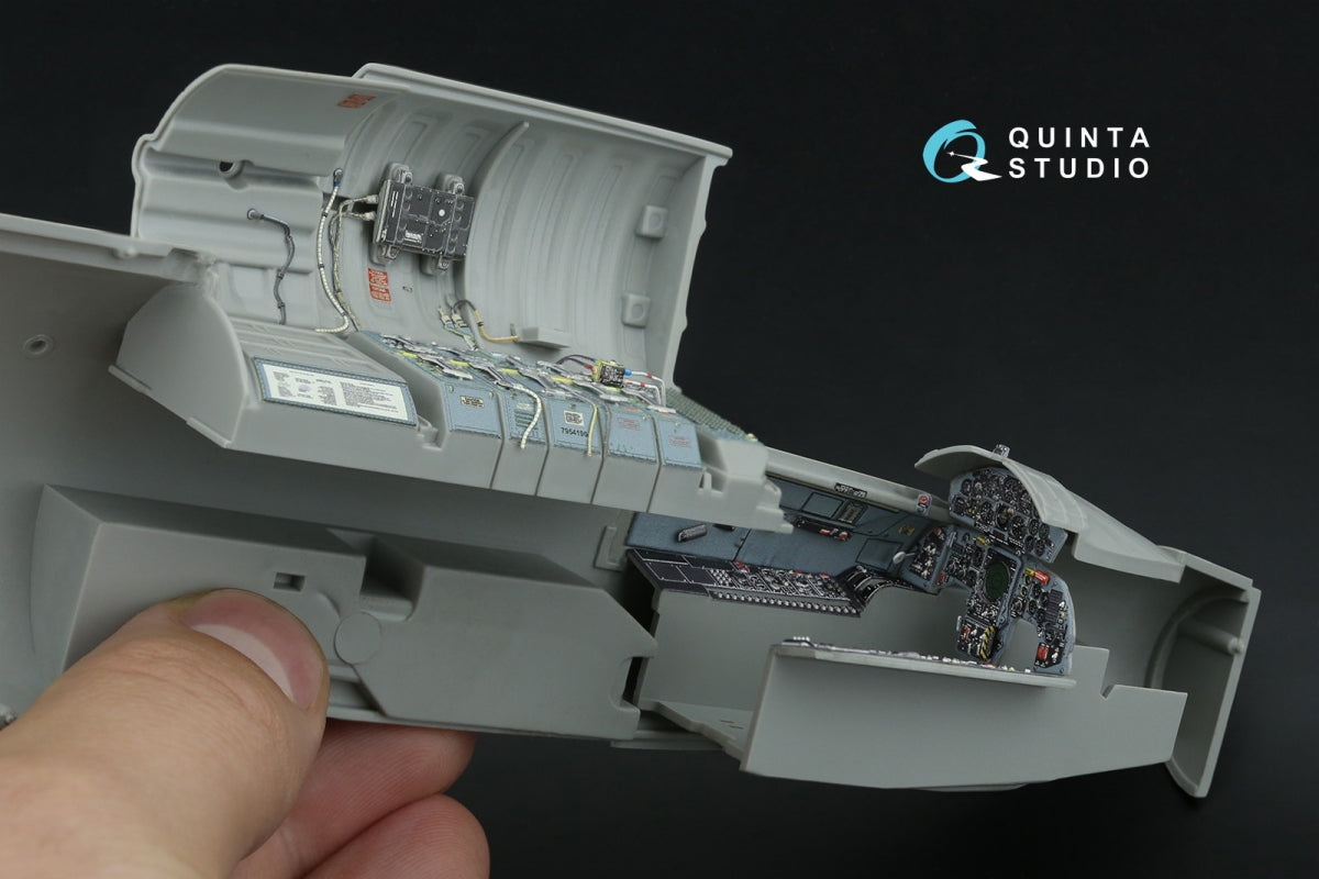 Intérieur imprimé en 3D et coloré sur papier décalcomanie Quinta Studio QD32247 F-104C (Italeri) 1/32 – Bild 9