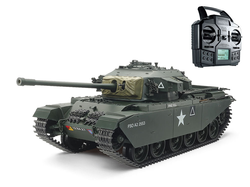 Tamiya 56045 Maquette radiocommandée du char de combat britannique Centurion Mk.III, kit complet toutes options, échelle 1/16