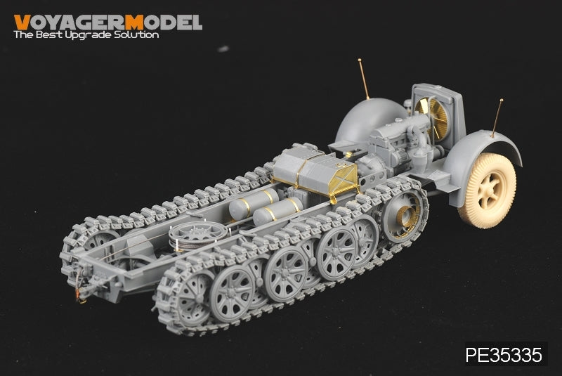 Maquette Voyager PE35335 Sd.Kfz.7 8t allemand de la Seconde Guerre mondiale, production tardive, pour DRAGON 6562, échelle 1/35 – imagen 10
