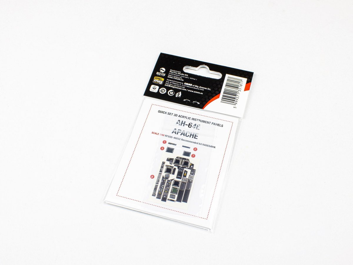 Red Fox Studio QS-48032 AH-64E Apache Hasegawa 1/48 – imagen 2