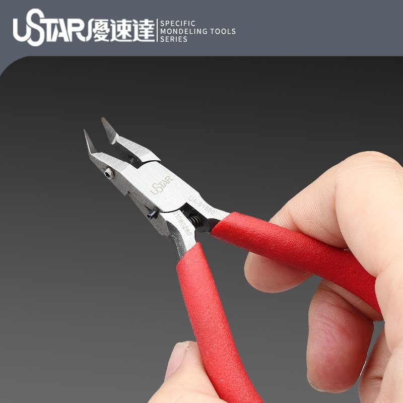 Pince coupante ultra-mince à un seul tranchant et à bec courbe U-Star UA-91590  – immagine 3