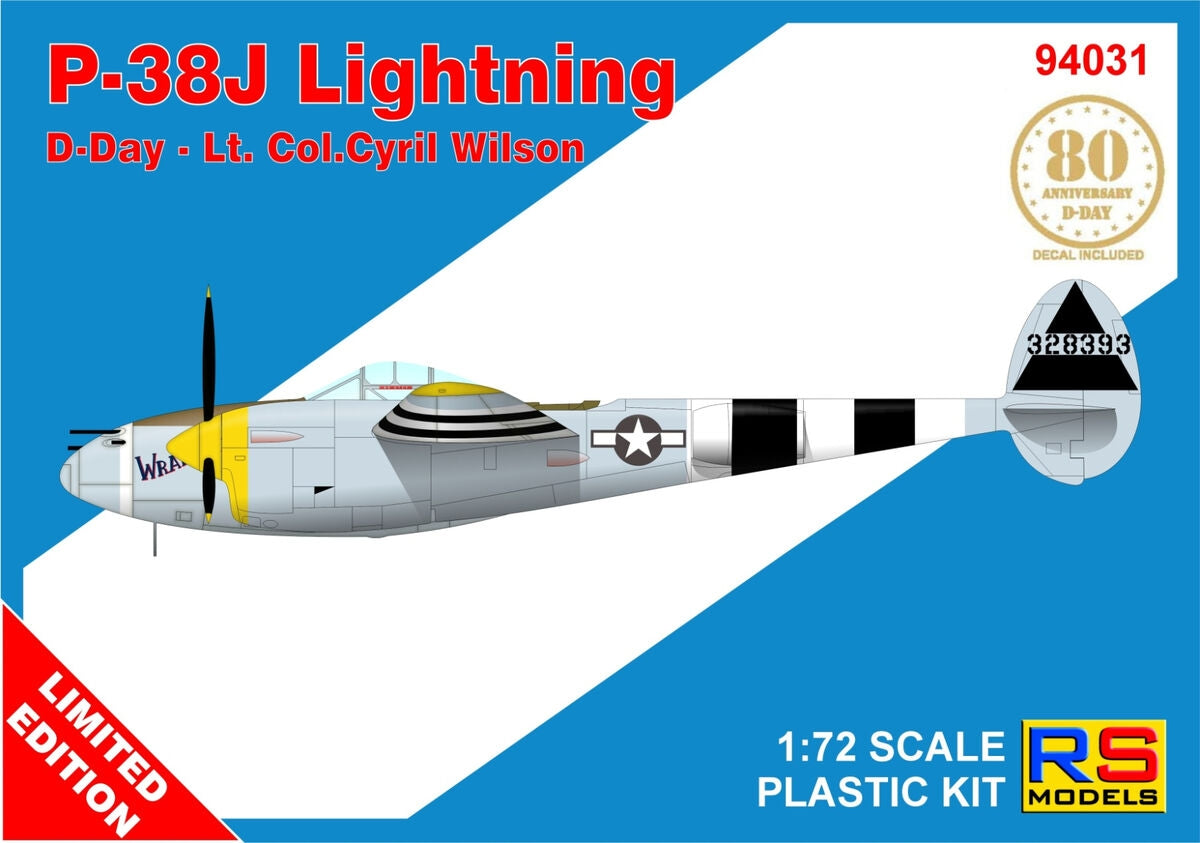 RS Models 94031 Lockheed P-38 J-15 - LO Wrangler (Édition Jour J) 1/72 