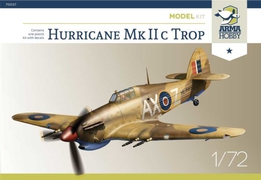 Maquette Arma Hobby 70037 Hurricane Mk IIc Trop au 1/72