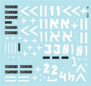 Star Decals 35-C1225 Véhicules blindés israéliens 8 1/35 – Bild 3