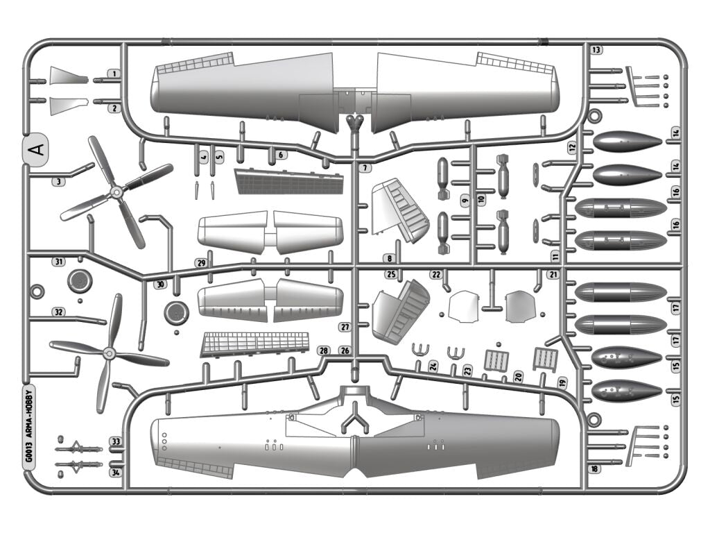 Arma Hobby 70070 P-51D Mustang 1/72