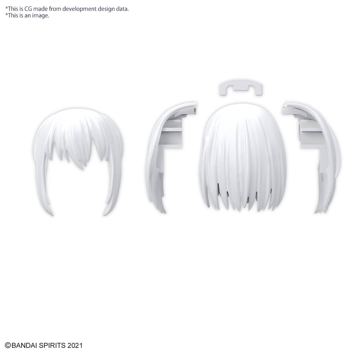 Bandai 67139 30MS OPTION PIÈCES DE COIFFURE VOL.10 TOUS LES 4 TYPES – image 7