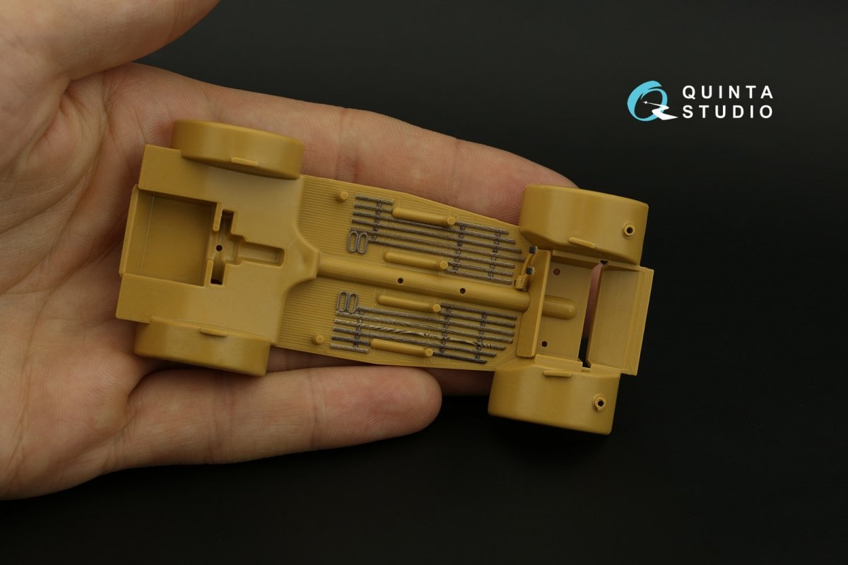 Intérieur imprimé en 3D et coloré sur papier décalcomanie Quinta Studio QD35055 Kubelwagen type 82 (Italeri) 1/35 – immagine 8
