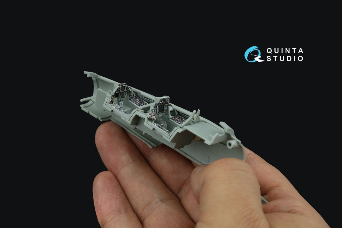 Intérieur imprimé en 3D et coloré pour le F-14B (Quinta Studio QD72085) sur papier décalcomanie (Academy) à l&amp;#39;échelle 1/72 – image 13