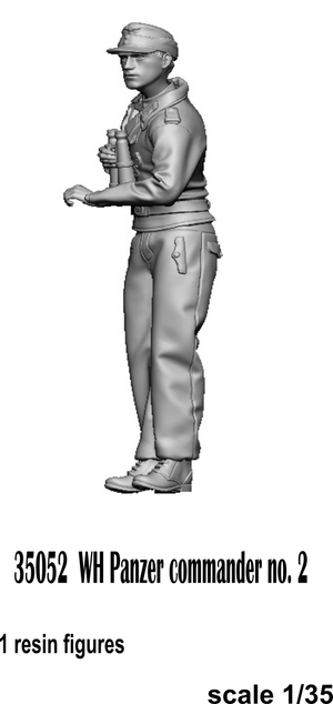 Glowel Miniatures 35052 WH Panzer Commander n° 2 1/35