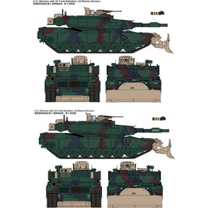 Lame de bulldozer de combat M1A1 FEP Abrams, modèle Rye Field 5048, USMC, échelle 1/35 – Bild 4