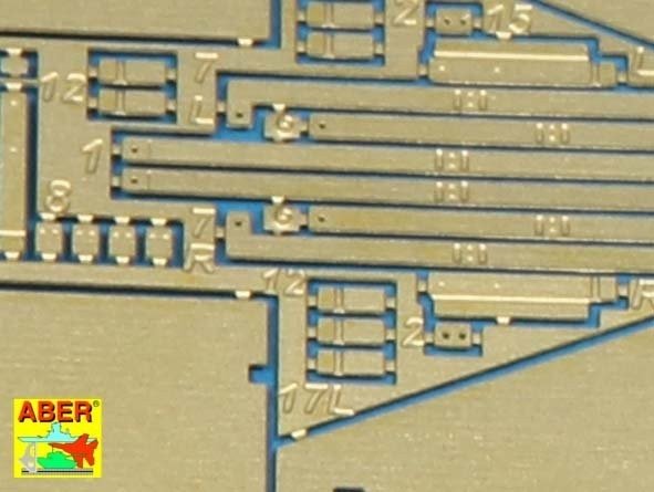 Aber 72A11 Jupes latérales pour Sturmgeschutz III (Early model) 1/72 – immagine 2