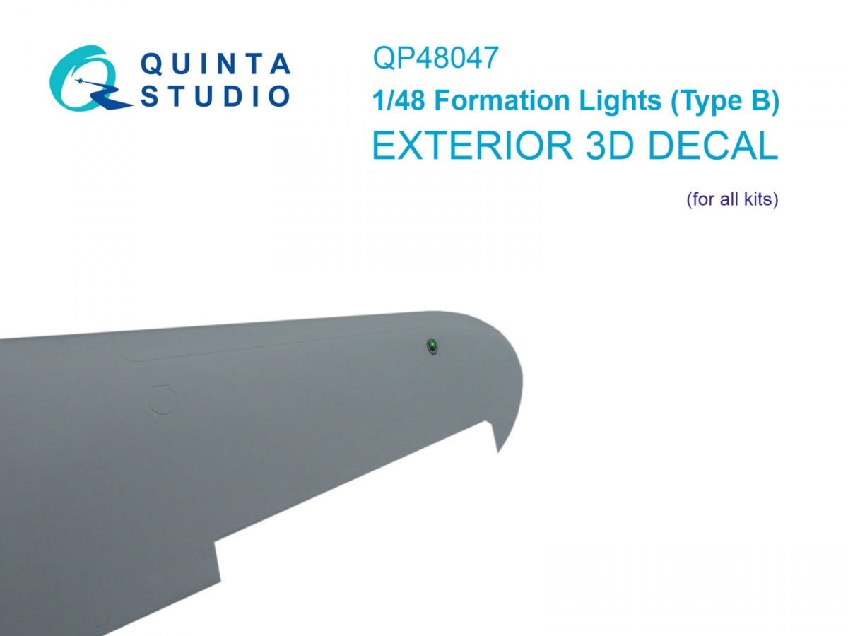 Feux de formation Quinta Studio QP48047 (Type B) (pour tous les kits) 1/48