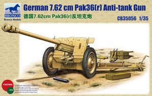 Bronco CB35056 Canon antichar allemand Pak36(r) de 76,2 mm (1/35)