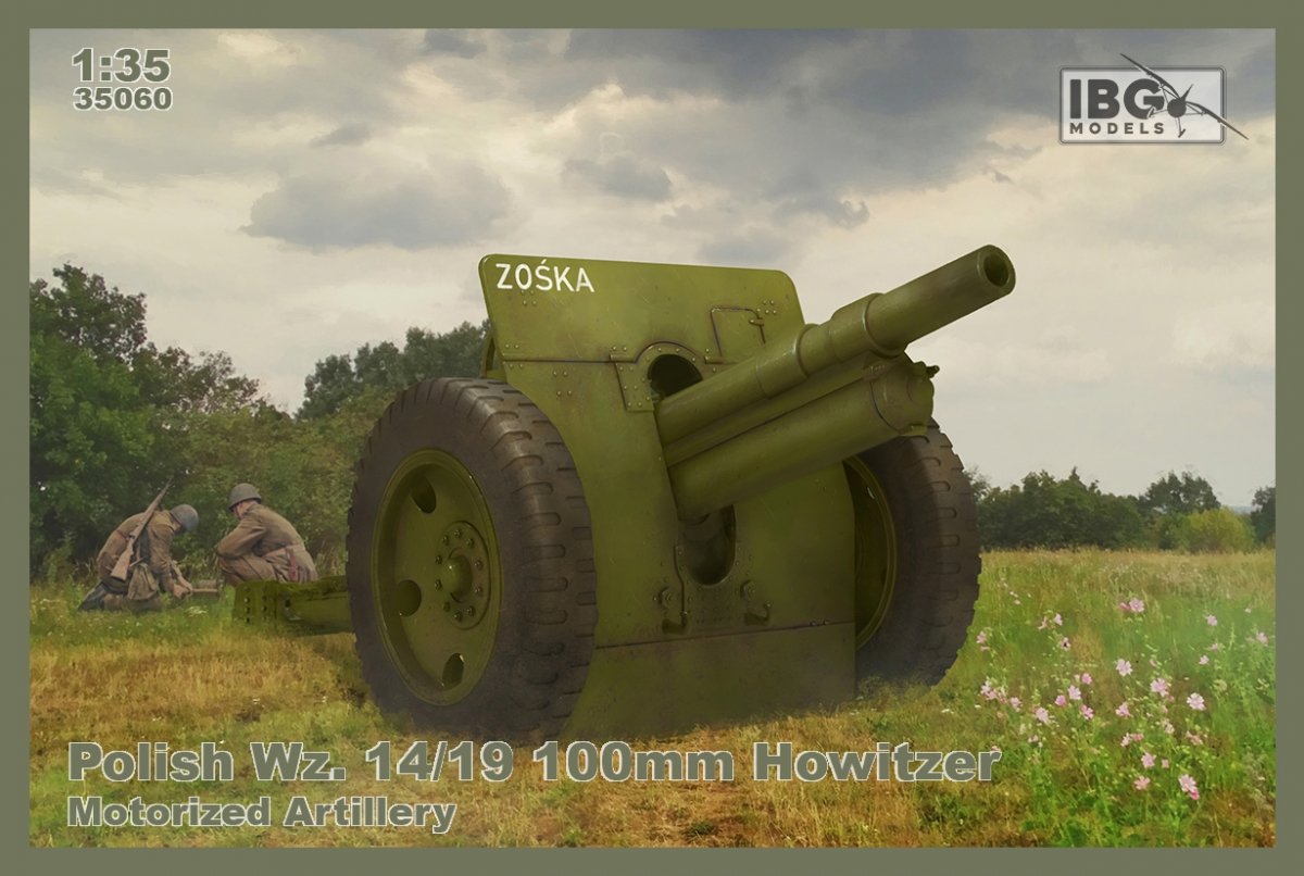 IBG 35060 Obusier polonais modèle 14/19 de 100 mm - Artillerie motorisée 1/35