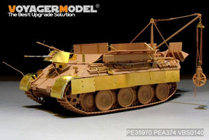 Modèle Voyager PE35970 Bergepanther Ausf.A allemand de la Seconde Guerre mondiale (type tardif, porte-outils Panther G) Base pour MENG SS-015 1/35 – image 2