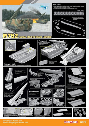 Dragon 3576 M752 LANCE-MISSILES BALISTIQUE TACTIQUE 1/35 – image 2