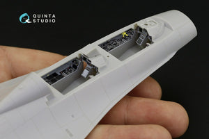 Intérieur imprimé en 3D et coloré sur papier décalcomanie Quinta Studio QD48221 F-16B (Hasegawa) 1/48 – image 3