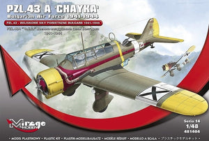 Mirage Hobby 481404 PZL.43 A &amp;#39;CHAYKA&amp;#39; Force aérienne bulgare 1941-1944 1/48