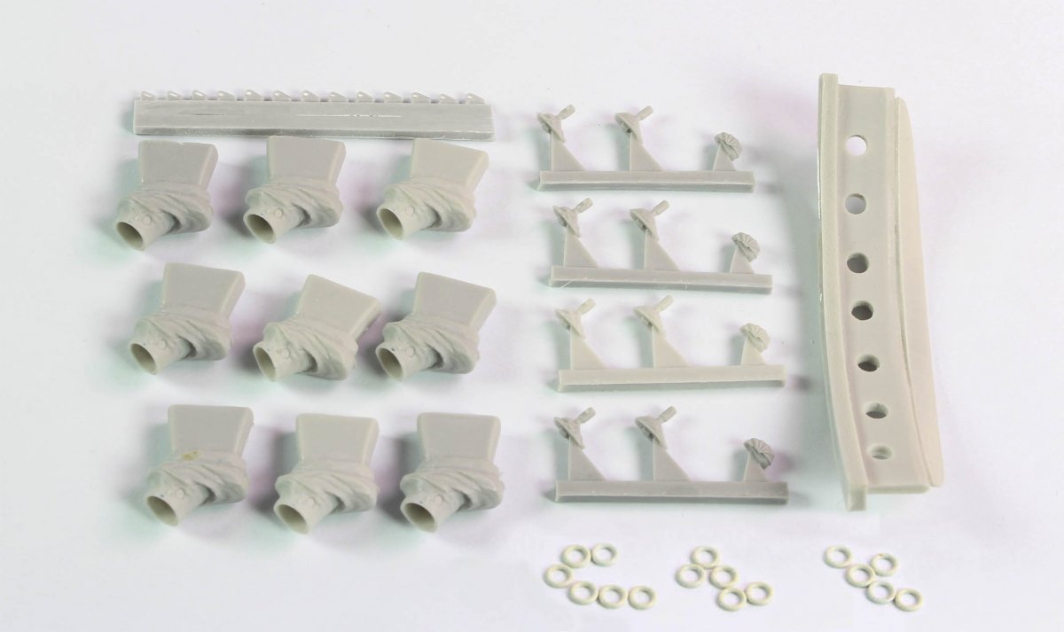 Pontos 22002F1 USS BB-63 Missouri 1945 Kit de détails (sans pont en bois) (1/200) – image 5