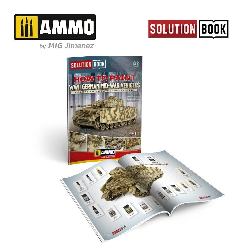 AMMO by Mig Jimenez 7727 SOLUTION BOX 21 – WWII German Mid-War Vehicles – zdjęcie 4