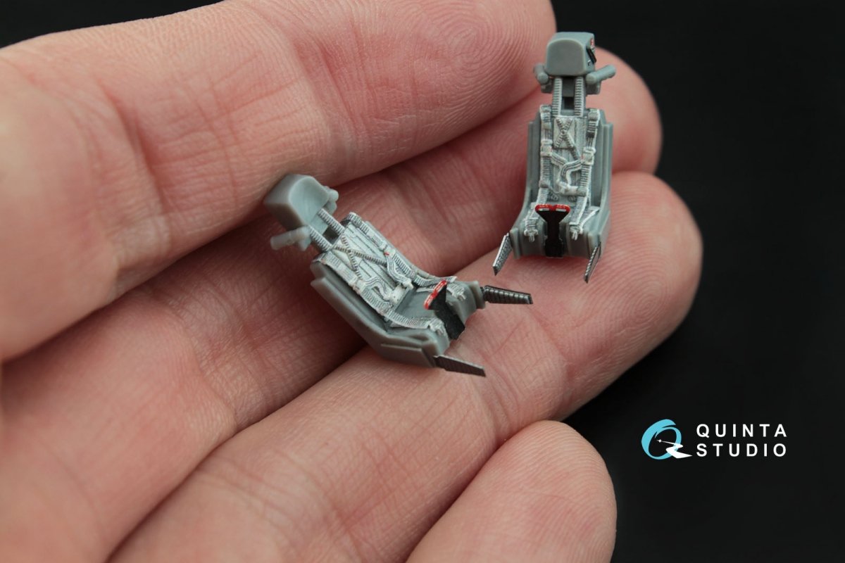 Intérieur imprimé en 3D et coloré sur papier décalcomanie Quinta Studio QD72007 Yak-130 (pour kit Zvezda) 1/72 – Bild 2