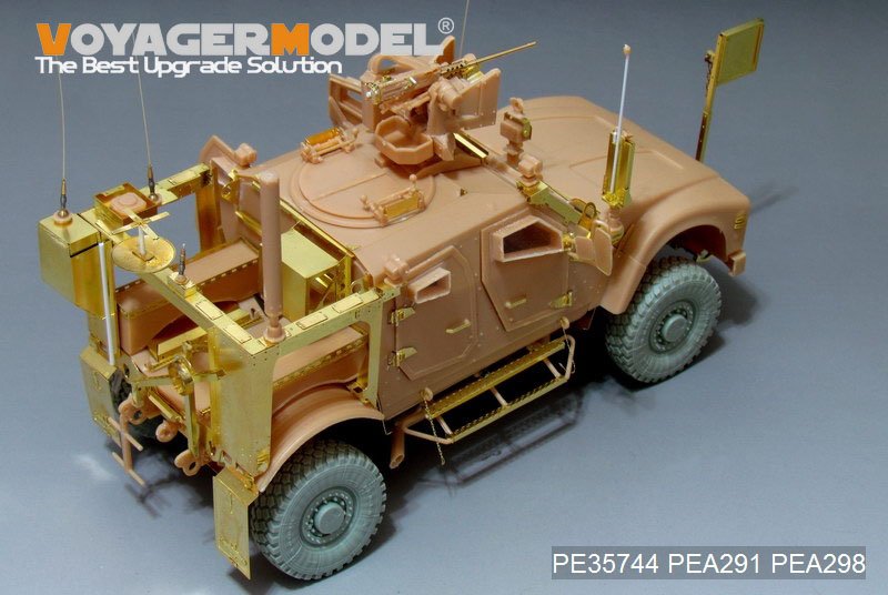 Maquette Voyager PE35744 M-ATV MRAP américain moderne avec système d&amp;#39;arme télécommandé Crow II (pour PANDA 35007) 1/35 – image 3