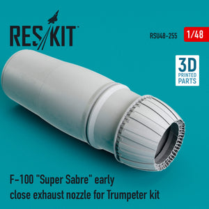 RESKIT RSU48-0255 F-100 « SUPER SABER » EARLY FERME HUTE NOUST POUR MAQUET TRUMPETER 1/48