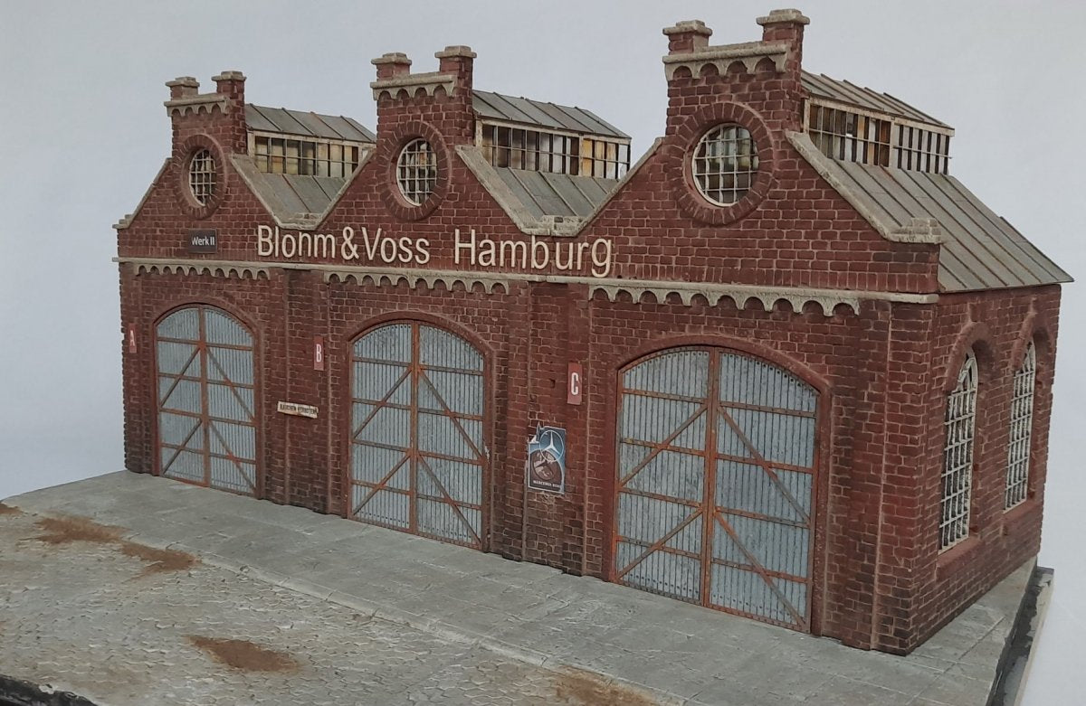 RT-Diorama 35285 Socle de diorama : « Hangars industriels » 1/35 – image 15