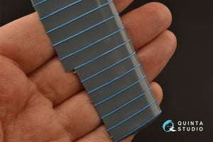 Bandes à nervures bleues Quinta Studio QP48004 pour Fokker Dr.(F)ID.VII 1/48 – imagen 6