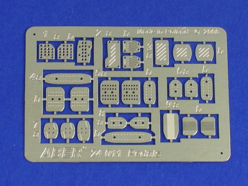 Pédales de voiture Aber 24011 (1/24)