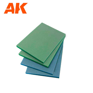 AK Interactive AK9327 ÉPONGE DOUCE ET LISSE – ENSEMBLE DE 4 TAMPONS DE PONÇAGE – image 2