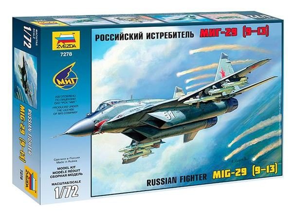 Zvezda 7278 MiG 29 1/72