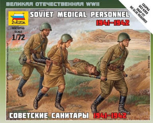 Zvezda 6152 Personnel médical soviétique 1/72