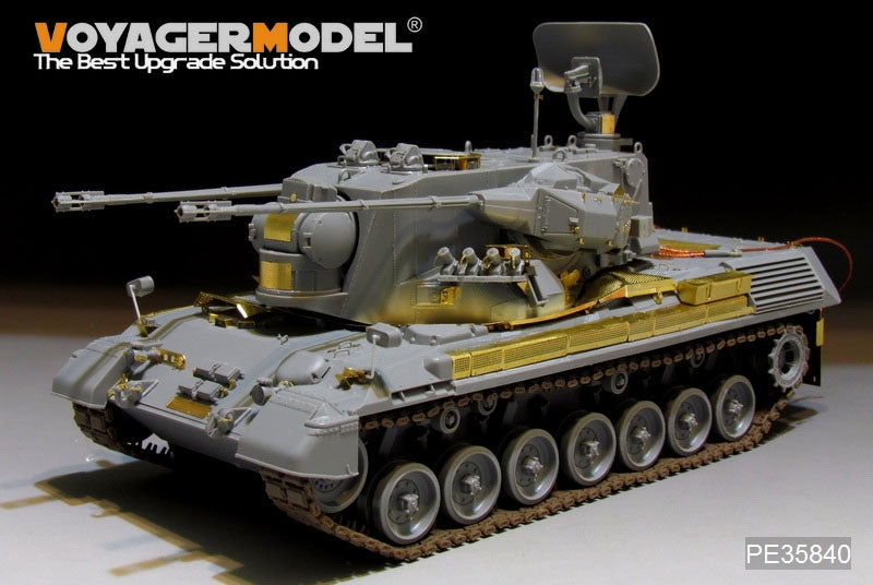 Maquette Voyager PE35840 Gepard A1 SPAAG allemand moderne de base pour TAKOM 2044 au 1/35 – immagine 10