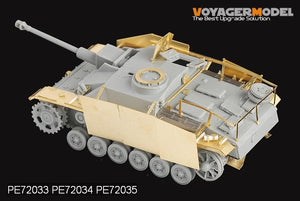 Maquette Voyager PE72033 StuG.III Ausf.G allemand de la Seconde Guerre mondiale (première production) pour DRAGON 7283 au 1/72 – image 5