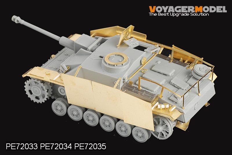 Maquette Voyager PE72033 StuG.III Ausf.G allemand de la Seconde Guerre mondiale (première production) pour DRAGON 7283 au 1/72 – image 5