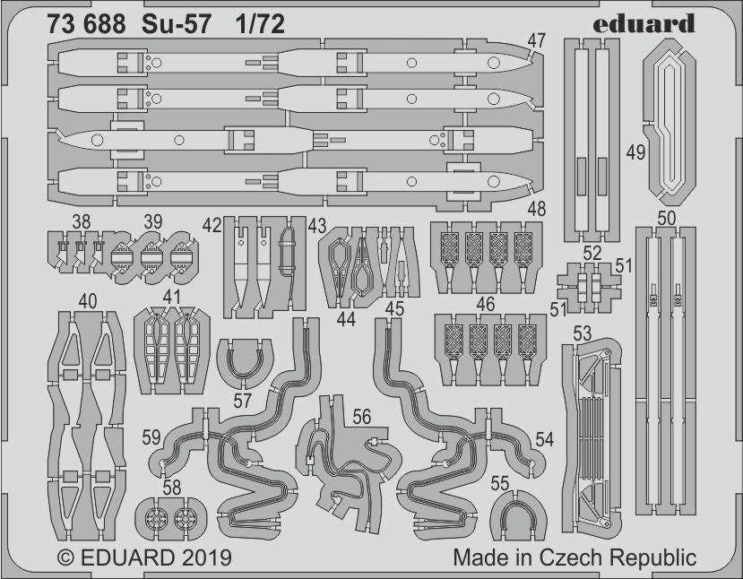 Eduard 73688 Su-57 1/72 ZVEZDA – immagine 2